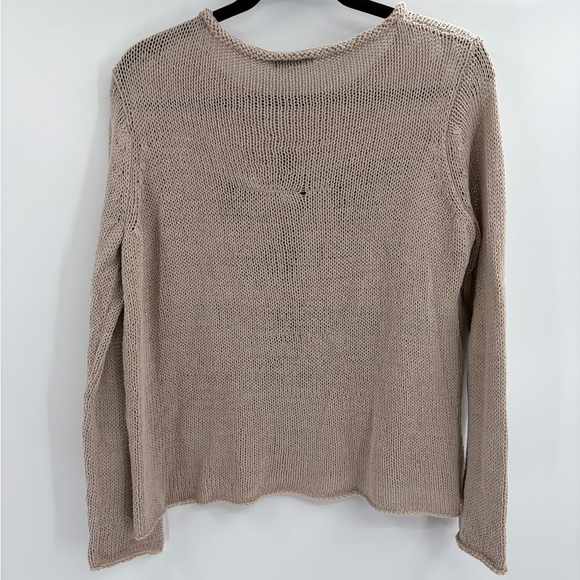 Wooden Ships my dog is cuter than yours crochet boho Knit Sweater small/medium - Picture 10 of 14